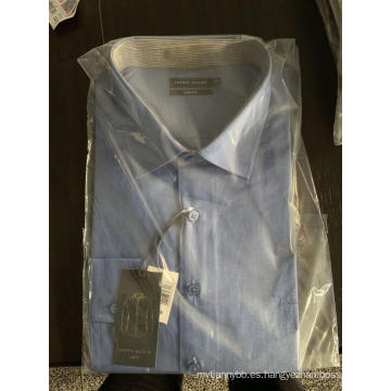 Camisa de hombre teñida en hilo de algodón 100% verano 2020